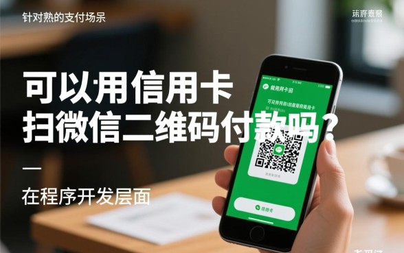 可以用信用卡扫微信二维码付款吗，怎么操作手续费多少