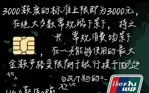 信用卡3000额度最多能刷多少