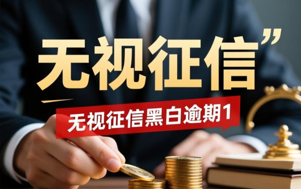 无视征信网贷能下款吗，2026年黑白逾期秒下口子有哪些