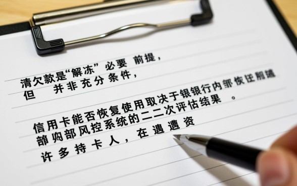 信用卡逾期冻结了还清了还能用吗,还清后多久能解冻恢复 信用卡逾期冻结了还清了还能用吗