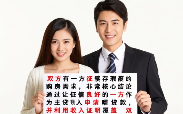 夫妻征信不好怎么买房