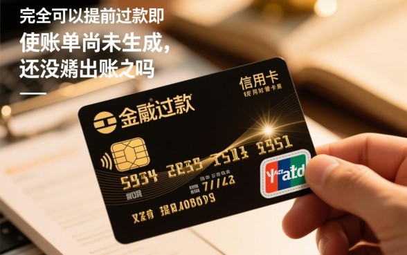 信用卡可以提前还款吗还没出账单