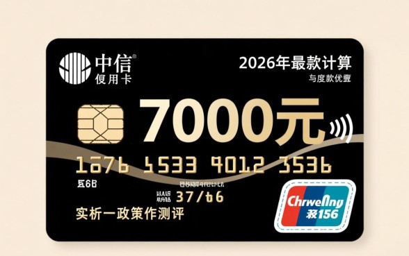 中信信用卡7000最低还款多少?利息和手续费是多少? 中信信用卡7000最低还款多少