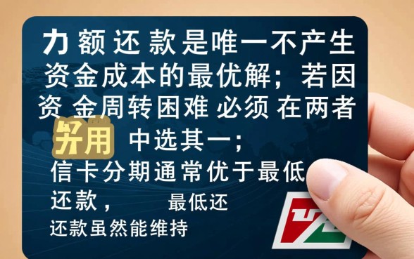 信用卡分期划算还是最低还款划算,到底怎么选才不亏? 信用卡分期划算还是最低还款划算