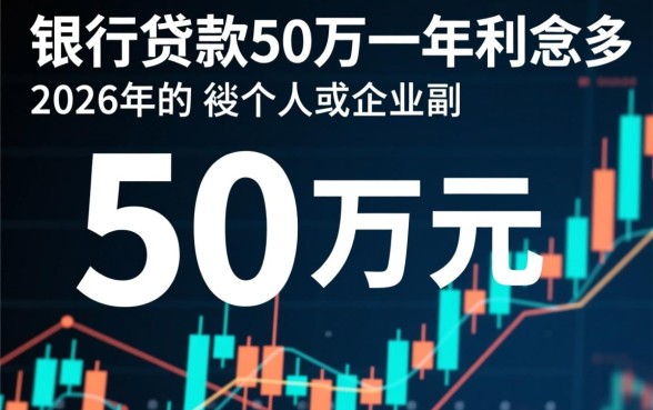 向银行贷款50万一年利息是多少,利息怎么算 向银行贷款50万一年利息是多少