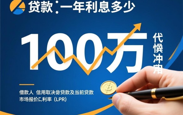 在银行贷款100万一年利息多少,100万贷款一年利息怎么算 在银行贷款100万一年利息多少