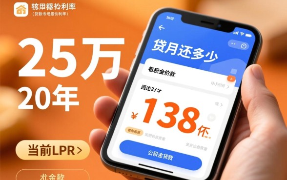 买房贷款25万20年每月还多少,利息一共要还多少钱 买房贷款25万20年每月还多少