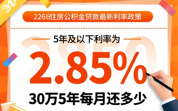 公积金贷款30万5年每月还多少