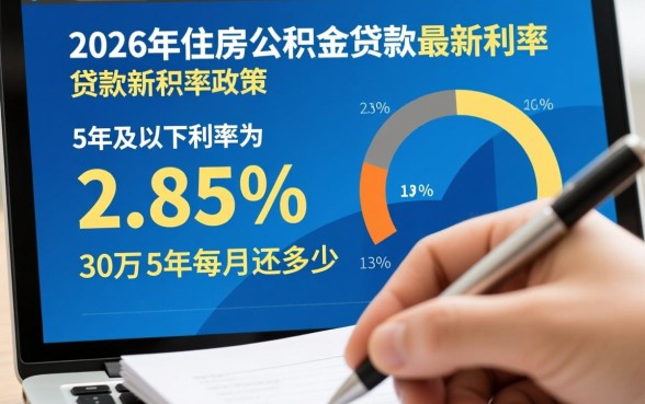 公积金贷款30万5年每月还多少