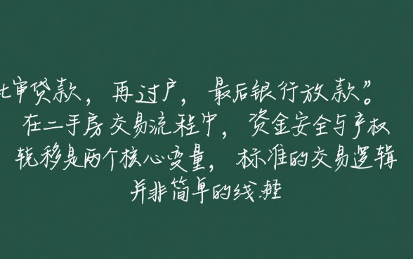 贷款买二手房是先过户还是先贷款,具体流程是怎样的? 贷款买二手房是先过户还是先贷款
