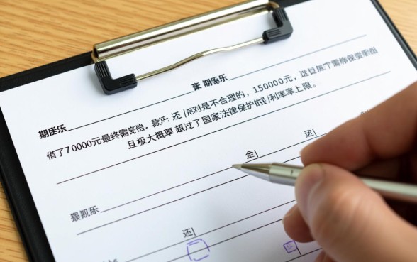 分期乐借了7000要还15000合理吗，算不算高利贷