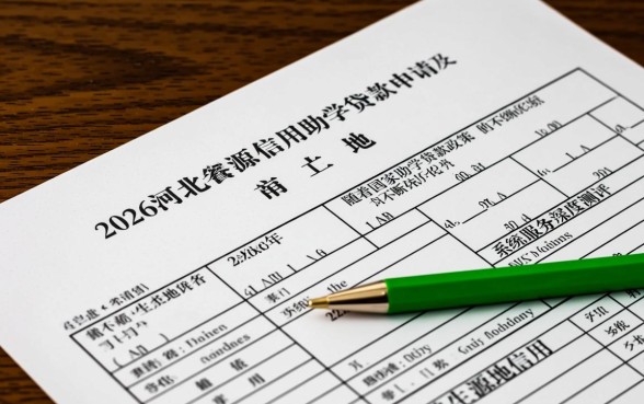 河北省生源地信用助学贷款申请表怎么填