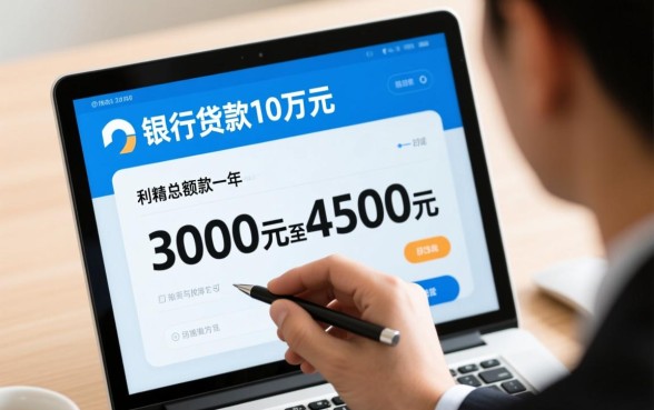 向银行贷款10万一年利息是多少