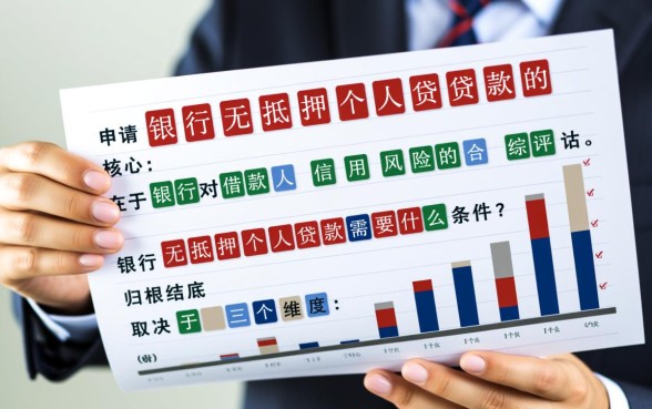 银行无抵押个人贷款需要什么条件，申请需要准备哪些资料
