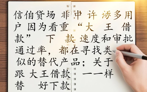 跟大王借款一样好下款的口子叫什么名字呢，容易下款的口子有哪些
