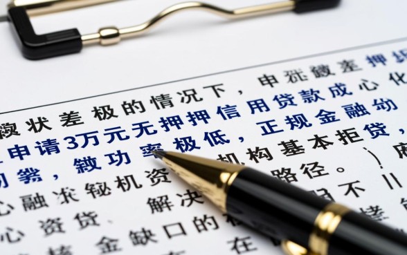 征信黑想贷款三万去哪里借呢，征信不好怎么贷款？