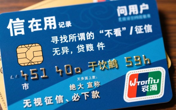 征信黑了逾期了怎么贷款，不看征信逾期的软件有哪些