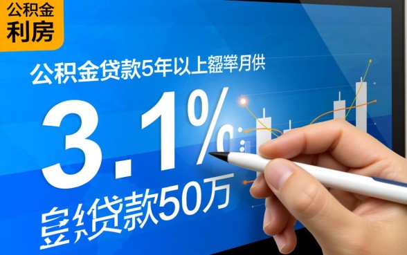 公积金贷款50万20年月供多少，最新利率是多少？