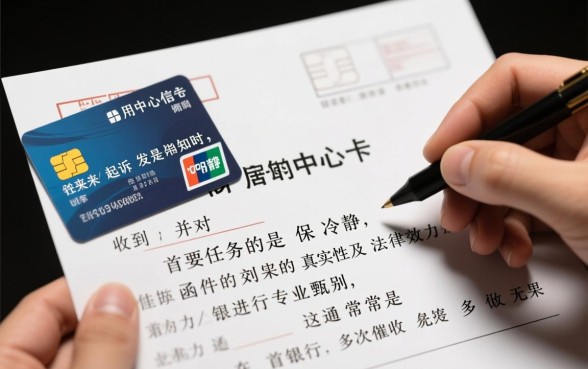 收到信用卡中心发来的起诉告知函怎么办，是真的吗