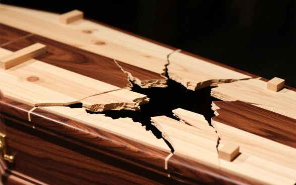 棺材上面弄的口子大了怎么办呢,怎么修补有视频教程吗? 棺材上面弄的口子大了怎么办呢