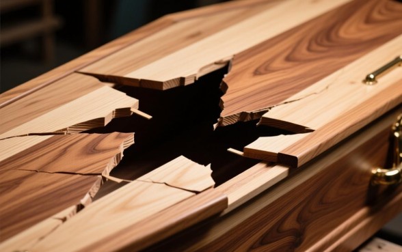 棺材上面弄的口子大了怎么办呢,怎么修补有视频教程吗? 棺材上面弄的口子大了怎么办呢