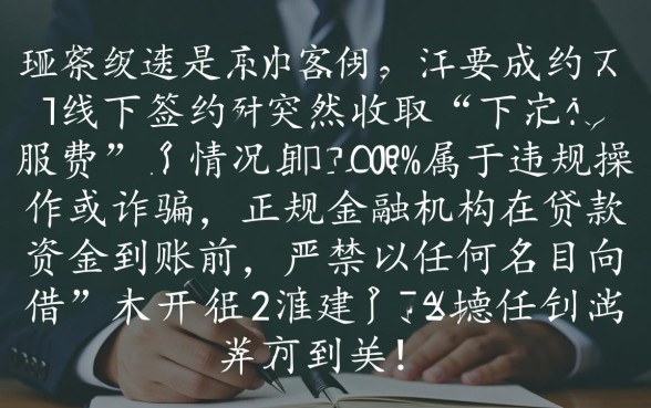 贷款下款后收客服费是真的吗