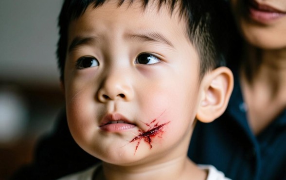 孩子下巴划了一道口子怎么办,用什么药好得快不留疤 孩子下巴划了一道口子怎么办