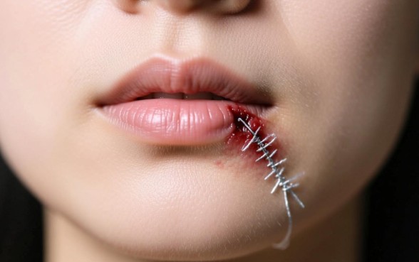 下巴划伤1cm口子需要缝针吗