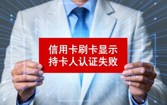 信用卡刷卡显示持卡人认证失败怎么办，具体原因有哪些