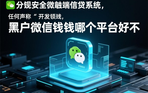 黑户微信借钱哪个平台好不用身份证号的，黑户不用身份证号能借吗？