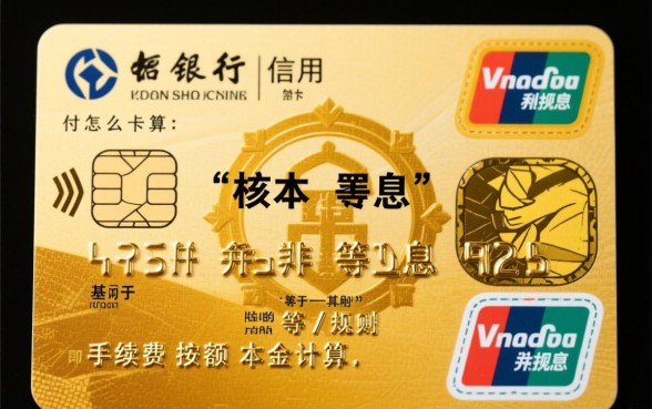 农行信用卡分期付款利息怎么算，手续费计算公式