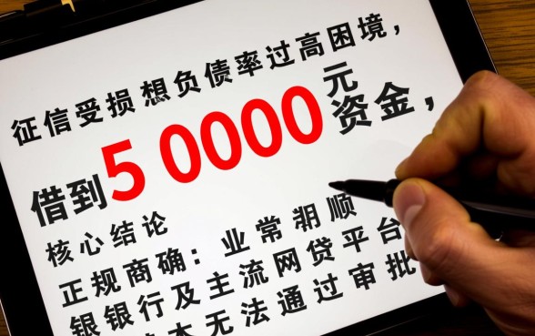 征信花了负债高哪里借5000,急需用钱怎么快速下款 征信花了负债高哪里借5000