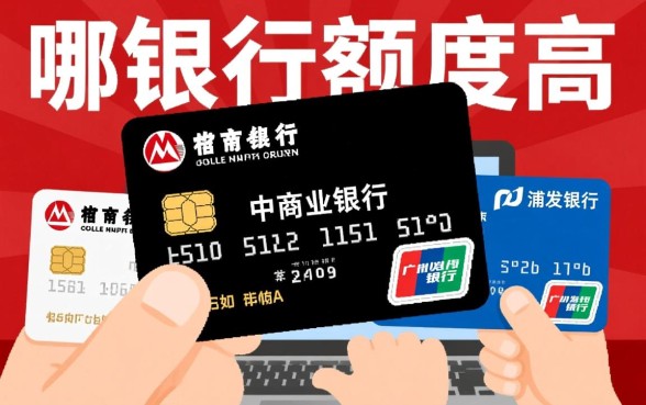 网上申请信用卡哪个银行额度高，2026最新好下卡银行有哪些