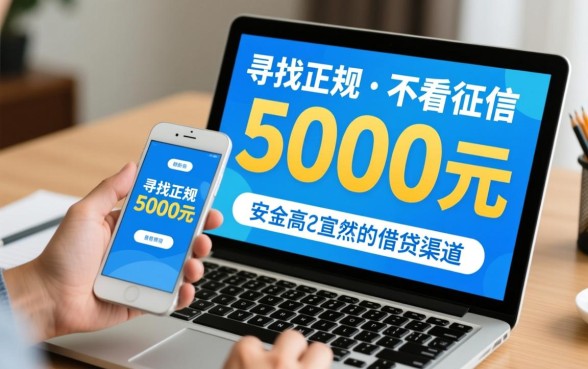 借5000不看征信秒下款是真的吗，哪里有不用第三方的