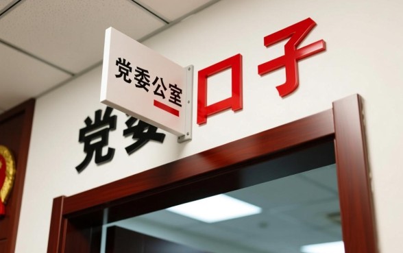党委口子下挂的牌子字体用黑色还是红色，党委挂牌字体颜色有规定吗