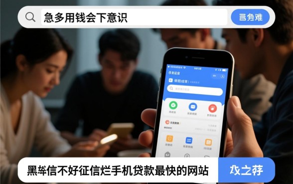 征信黑能贷款吗?手机贷款最快的网站有哪些? 手机贷款最快的网站有哪些