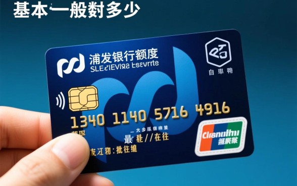 浦发银行信用卡额度一般是多少，一般能批多少额度？