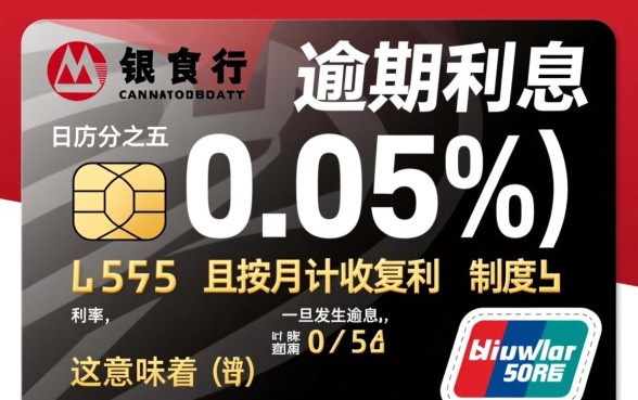 招商银行信用卡逾期利息怎么算，逾期一天利息多少？