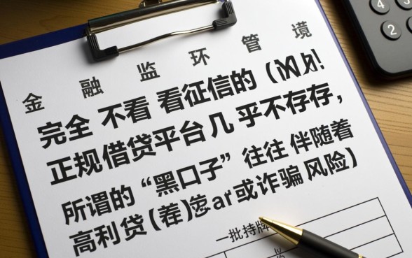 哪个平台借钱既快又不需要看征信记录，不看征信的贷款有哪些