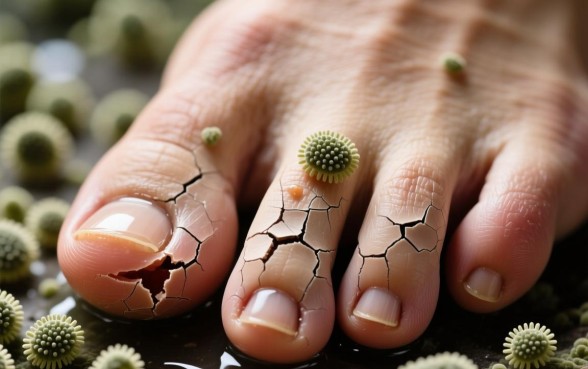 脚趾下裂口子是什么原因造成的呢,脚趾裂口吃什么药好得快 脚趾下裂口子是什么原因造成的呢