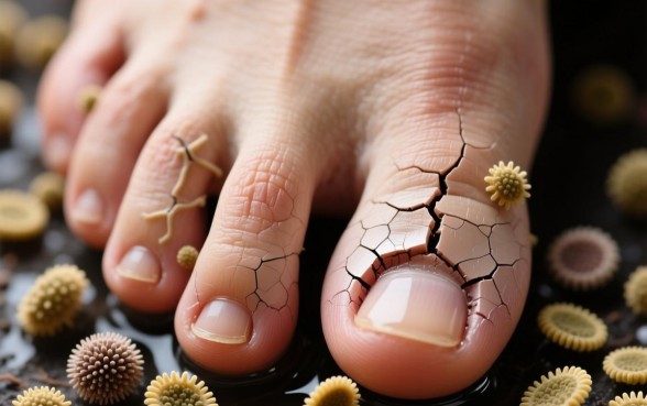 脚趾下裂口子是什么原因造成的呢,脚趾裂口吃什么药好得快 脚趾下裂口子是什么原因造成的呢