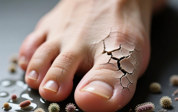 脚趾下裂口子是什么原因造成的呢,脚趾裂口吃什么药好得快 脚趾下裂口子是什么原因造成的呢