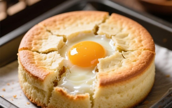 烤的蛋糕为什么上面有口子下面没有口子呢,蛋糕开裂是什么原因 烤的蛋糕为什么上面有口子下面没有口子呢