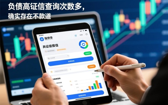 负债高征信查询多还能下款吗