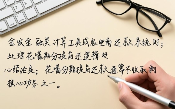 花呗分期提前还款手续费怎么算，还要收手续费吗？