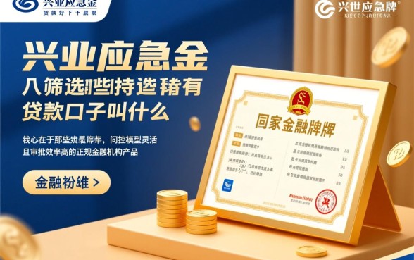 类似兴业应急金的贷款好下款的口子叫什么