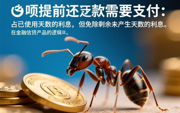 蚂蚁借呗提前还款还要付利息吗，提前还款怎么算利息？