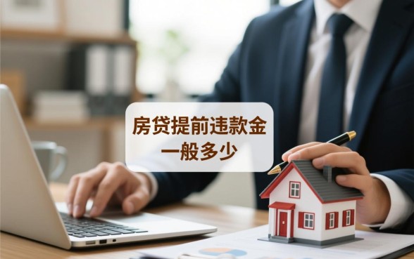 房贷提前还款违约金一般是多少，违约金怎么计算？