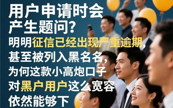 为何这款小高炮口子对黑户用户这么宽容