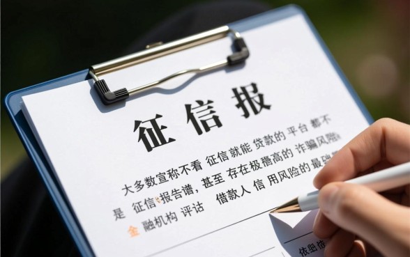 那些宣称不看征信就能贷款的平台靠谱吗